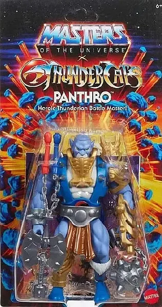 MASTERS OF THE UNIVERSE X THUNDERCATS ACTION FIGURE PANTHRO 14 CM